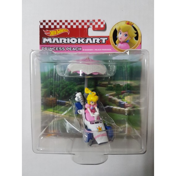 Princess Peach (B-Dasher + Peach Parasol) Hot Wheels Mario Kart